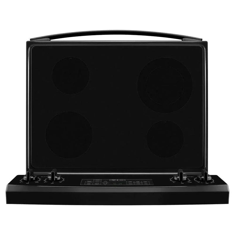 4.8 cu. ft. Electric Range in Stainless Steel Black