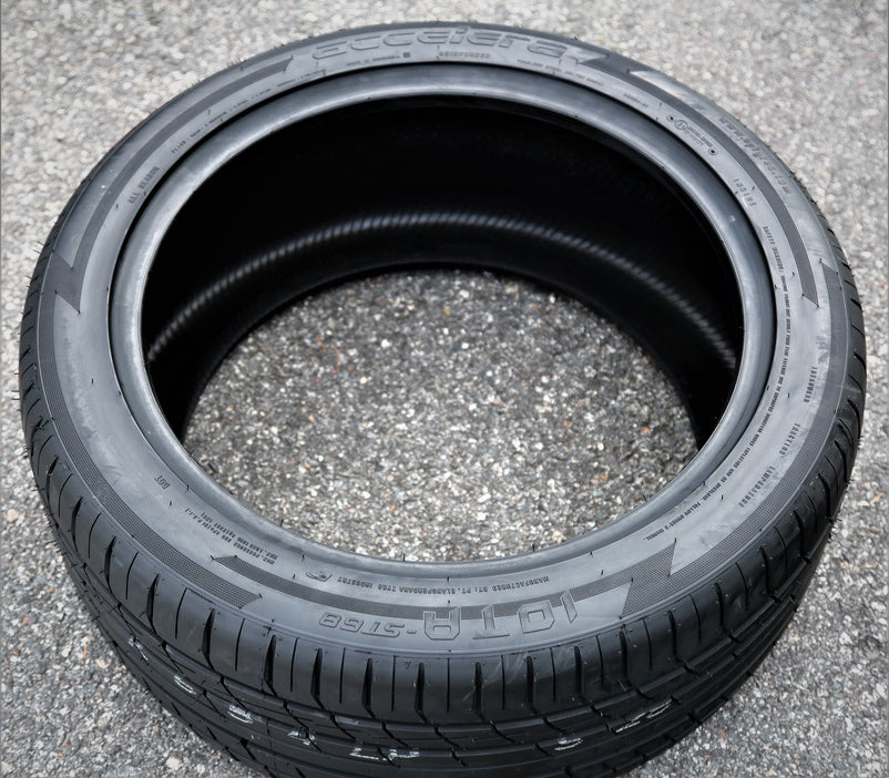 A set of four (four) 295/40R20 ZR 110Y XL A/S performance tires fit: 2013 Jeep Grand Cherokee SRT, 2007-10 Mercedes-Benz ML63 AMG base