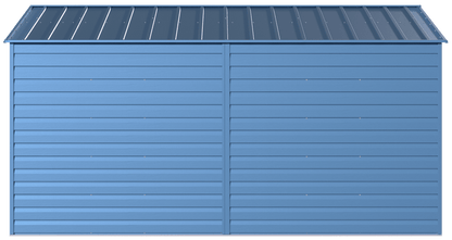 Arrow Select Steel Storage Shed, 10x14, Blue Grey