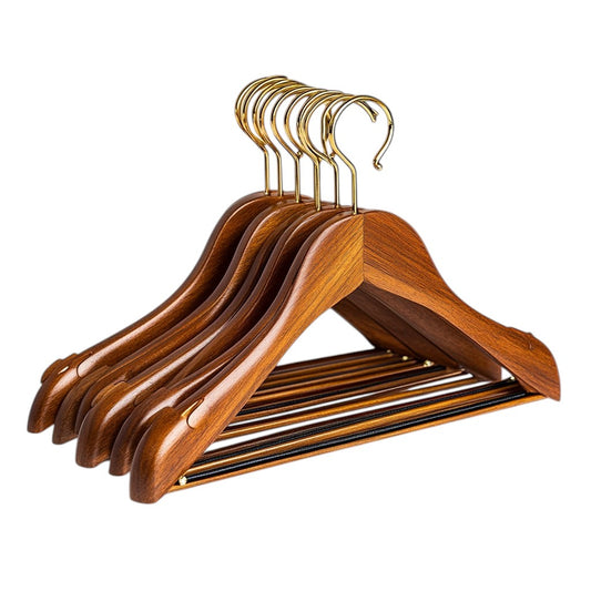 Jalvyn Premium Solid Wood Non-Slip Hangers (20-Pack)