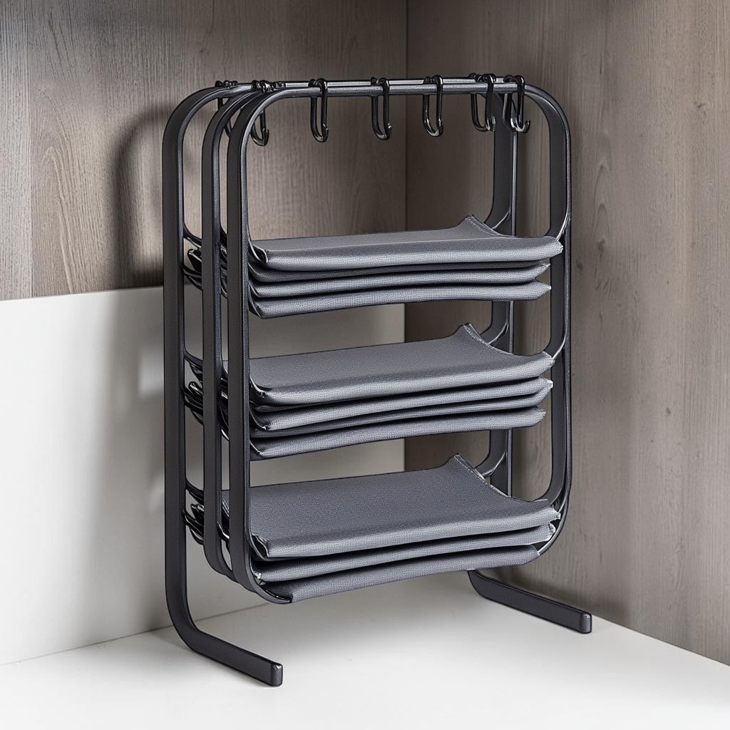 Jalvyn 5-Tier Swing Arm Pants Hanger (5-Pack)