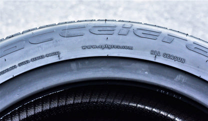A pair of 2(2) 225/40R20 101W XL AS A/S performance tires