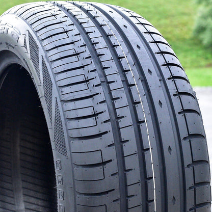 A set of four (four) 245/40R20 ZR 99Y XL A/S performance tires are available for: 2014-16 Chevrolet Impala LTZ, 2017-18 Chevrolet Impala LT