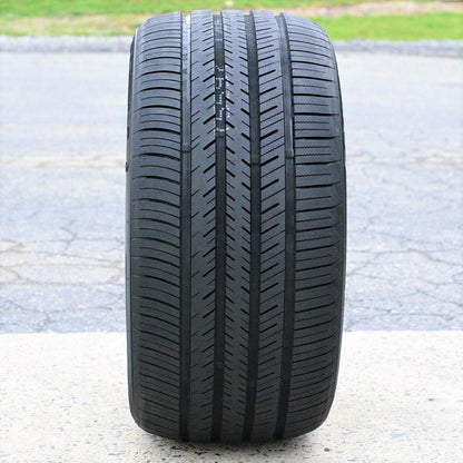 A set of 4 (4)265/35R20 99Y XL high-performance full-season tires for: 2015-23 Ford Mustang EcoBoost Premium, 2012-13 Audi A7 Quattro Base