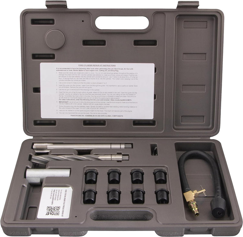 38900 Two Valve Ford Triton Tool Kit - Foolproof Repair System, Spark Plug Thread Repair Kit. Tools and Equipment