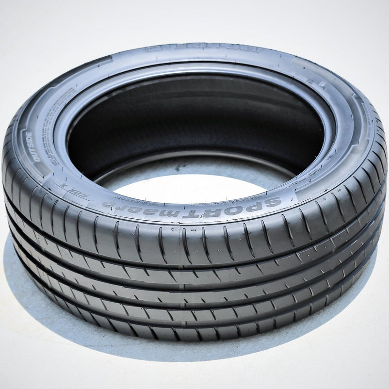 A set of 4 (quad) 275/45R19 ZR 108W XL A/S high-performance all-season tires for: 2008-09 Acura MDX base, 2008 Volkswagen Touareg TDI