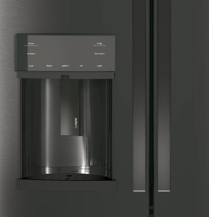 Appliances PFE28KBLTS 36 Inch French Door Refrigerator Black Stainless Steel