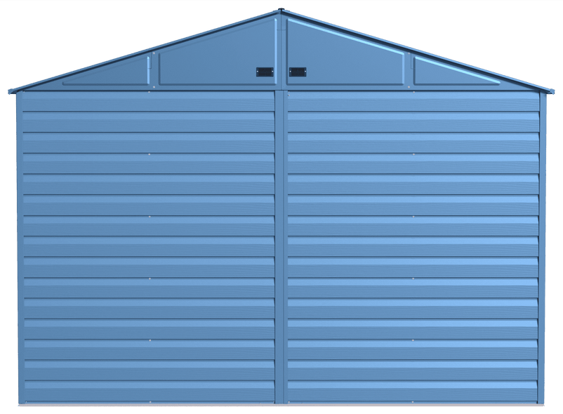 Arrow Select Steel Storage Shed, 10x14, Blue Grey