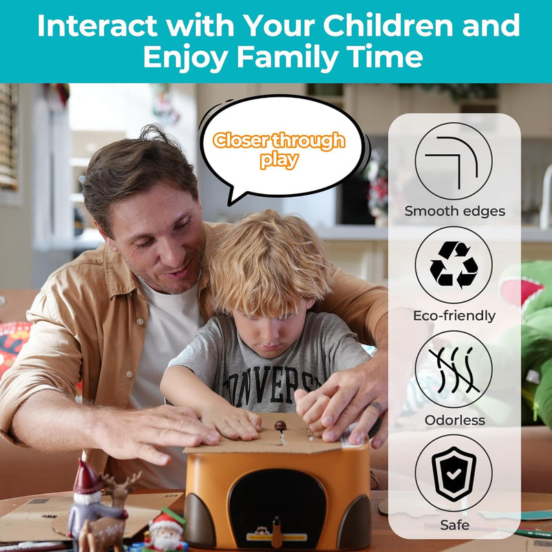 BEAVERBOT Kids Cardboard Cutter STEM Craft Kit, Ages 3+