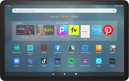 Amazon – Fire Max 11 tablet, vivid 11′′ display, octa core processor, 4 GB RAM, 14 hour battery life, 64 GB – Gray