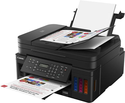 All-in-one Printer Home Office | Wireless Super Tank Printer | Copier | Scan, | Fax and ADF with Mobile Printing, Black, Works with Alexa