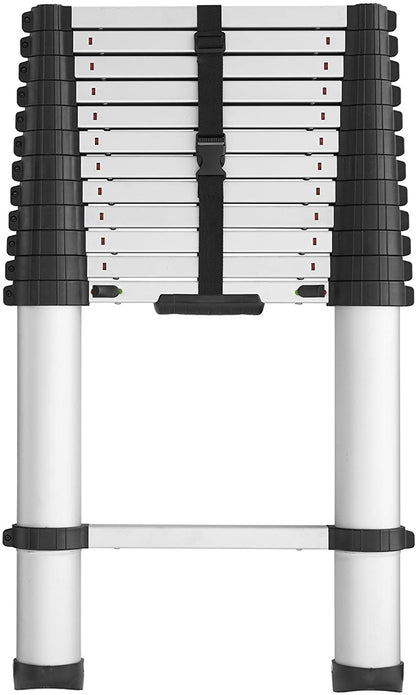 20313T1ASE SmartClose Telescoping Aluminum Ladder with Pinch-Free, Soft-Close Locking Mechanism (300-Pound Capacity, 12.5 ft. ladder with 16 ft. Max Reach) 16 Foot