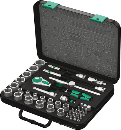 5003594001 8100 SB 2 Zyklop 3/8" Metric Ratchet Set ( Piece of 43)