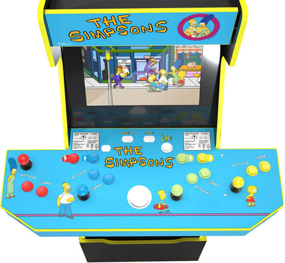 Arcade1Up – The Simpsons 30th Edition Arcade with Stool and Tin – Multi