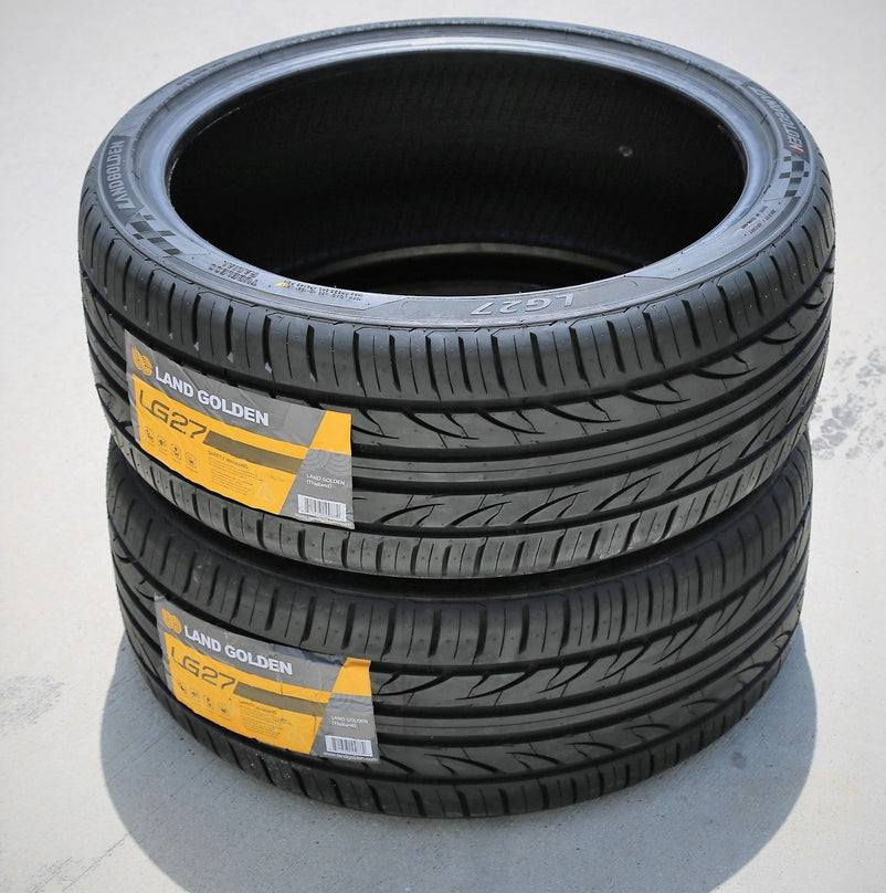 A pair of (2) 245/30R20 ZR 97W XL A/S performance tires